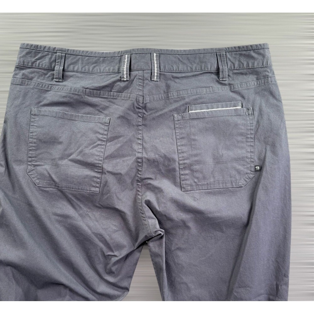 Mountain Hard‎ Wear Pants Mens 40x31 Gunmetal Hiking Work Lightweight Reflective
